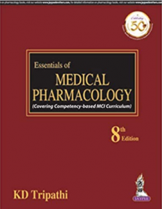 KD Tripathi Essential of Medical pharmacology PDF