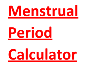 Menstrual Period Calculator