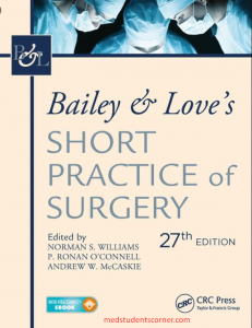 baily and Love's Short practice of surgery pdf