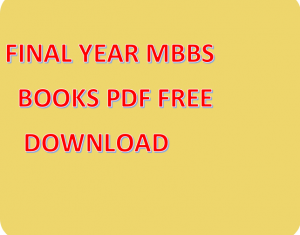final year mbbs books pdf