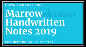 Marrow handwritten notes 2019 pdf
