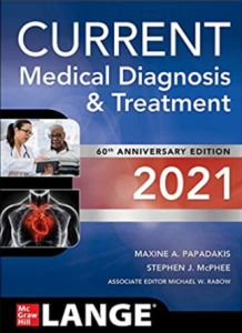 Current Medical Diagnosis and Treatment 2021 PDF