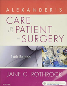 Alexander's Care of the Patient in Surgery 16th Edition PDF