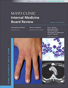 Mayo Clinic Internal Medicine Board Review 12th Edition PDF