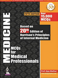 Download Medicine MCQs for Medical Professionals 5th Edition pdf free