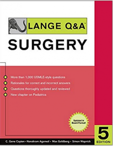Lange Q&A Surgery 5th Edition PDF free