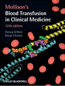 Download Mollison's Blood Transfusion in Clinical Medicine 12th Edition PDF Free