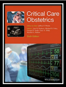 Critical Care Obstetrics 6th Edition PDF