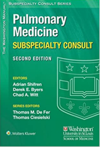 Download The Washington Manual Pulmonary Medicine Subspecialty Consult PDF
