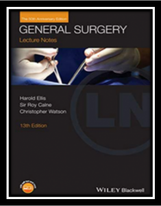 GENERAL SURGERY LECTURE NOTES PDF