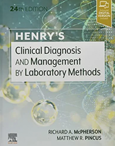 Henry's Clinical Diagnosis and Management by Laboratory Methods 24th edition pdf