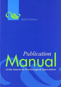 Publication Manual of the American Psychological Association pdf