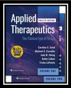 Applied Therapeutics: The Clinical Use of Drugs 12th Edition PDF