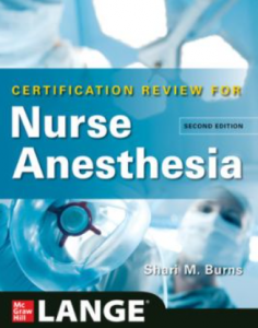 LANGE Certification Review for Nurse Anesthesia 2nd Edition