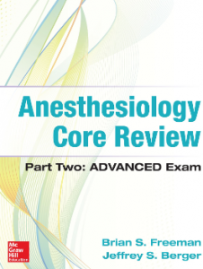 Anesthesiology Core Review