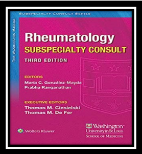 Washington Manual Rheumatology Subspecialty Consult PDF