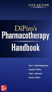 DiPiro's Pharmacotherapy Handbook 12th Edition