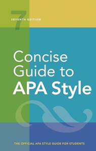 Concise Guide to APA Style 7th Edition PDF